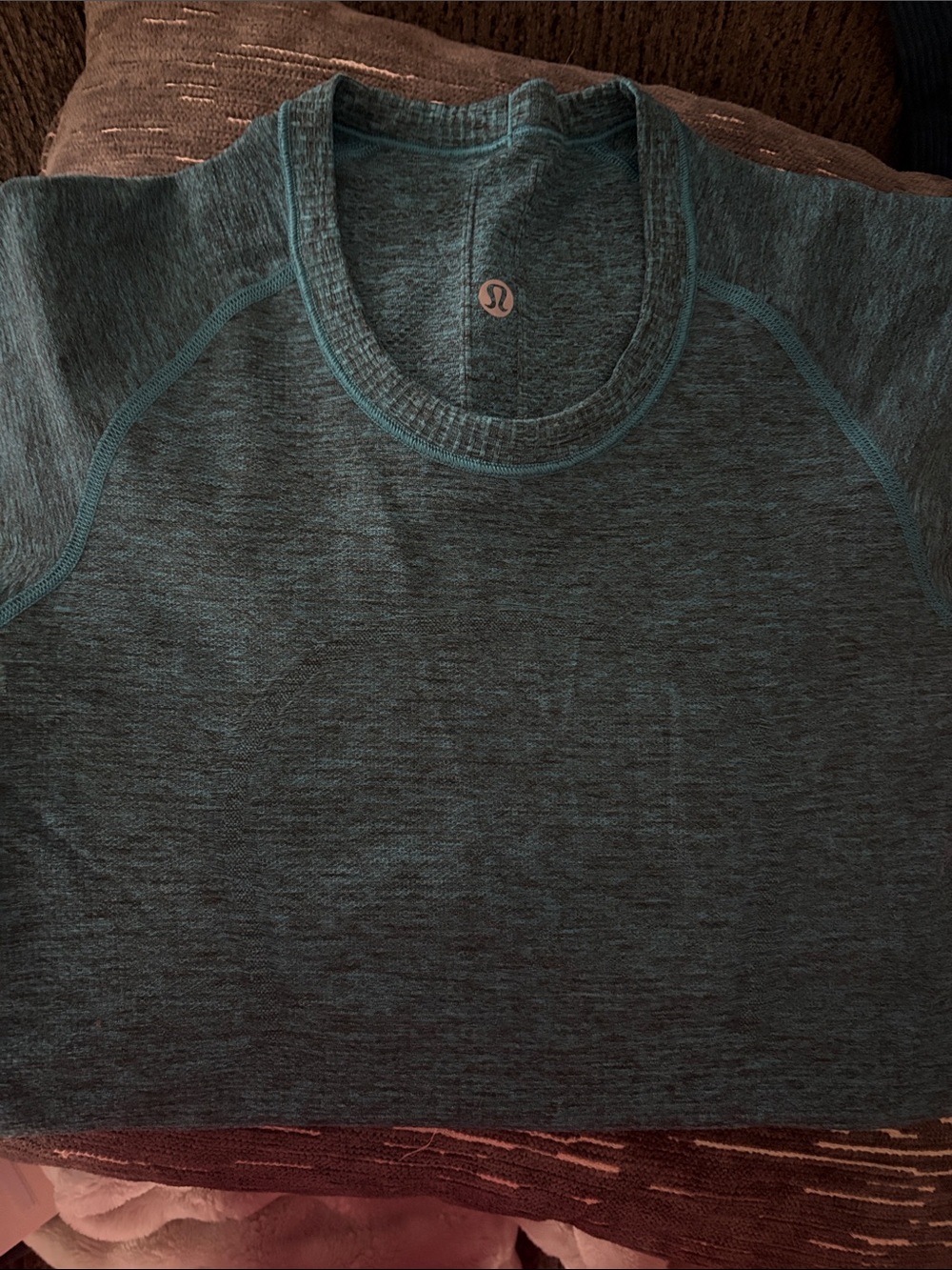 lululemon athletica Men's Teal Heather Crewneck Sweater